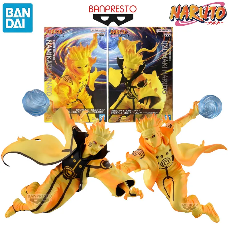 

В наличии Bandai натуральная Banpresto НАРУТО Узумаки Наруто Намикадзе Минато аниме персонаж детский подарок коллекция экшн-игрушки модель