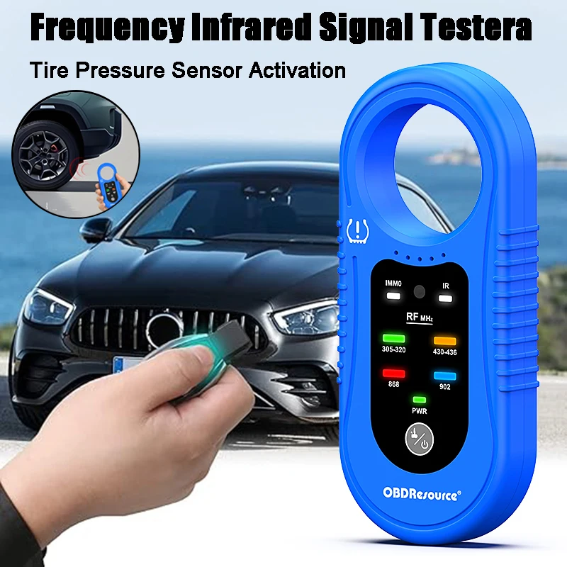 

OBDResource RF808 Датчик сброса давления в шинах Инструмент для активации Частота ключа Инфракрасный сигнал Дистанционный тестер 315/433/868/902 МГц