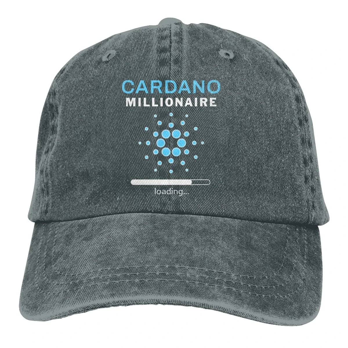 Topi bisbol milioner pria Cardano Coin ADA topi Mata uang Kripto warna topi Snapback musim panas wanita