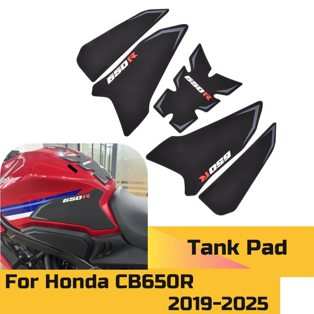 

CB650R наклейки на топливный бак, резиновая наклейка для Honda CB 650R 2019-2025, защитная крышка для газа мотоцикла, наклейка, аксессуары