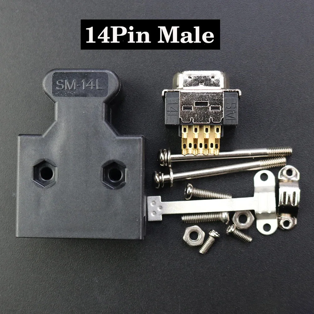 MDR SCSI 50Pin Connector Servo Diriver CN1 Plug 14/20/26/36/50 Pin Plugs for Mitsubishi Panasonic Screw/Buckle Type Connectors