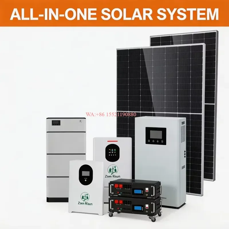 WMWMNU for Home Solar Energy System Kit 5Kw 10Kw 15Kw 20Kw 30Kw Off Grid Hybrid All in One Solar Panel Power System Full Set