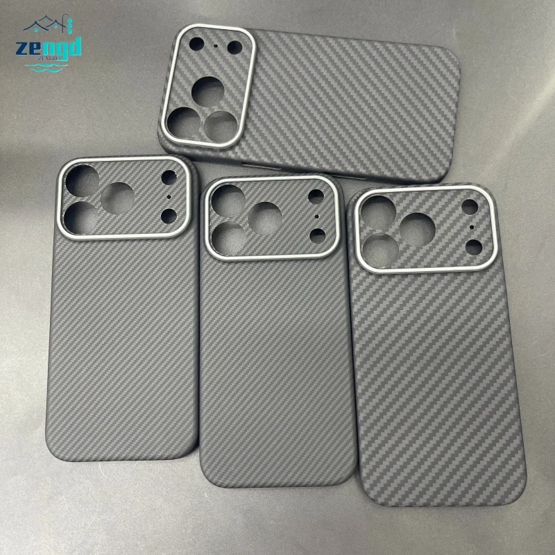 

Чехол из арамидного волокна для iPhone 17 Pro Max/Air — тонкий магнитный защитный чехол с прецизионной защитной кнопкой камеры