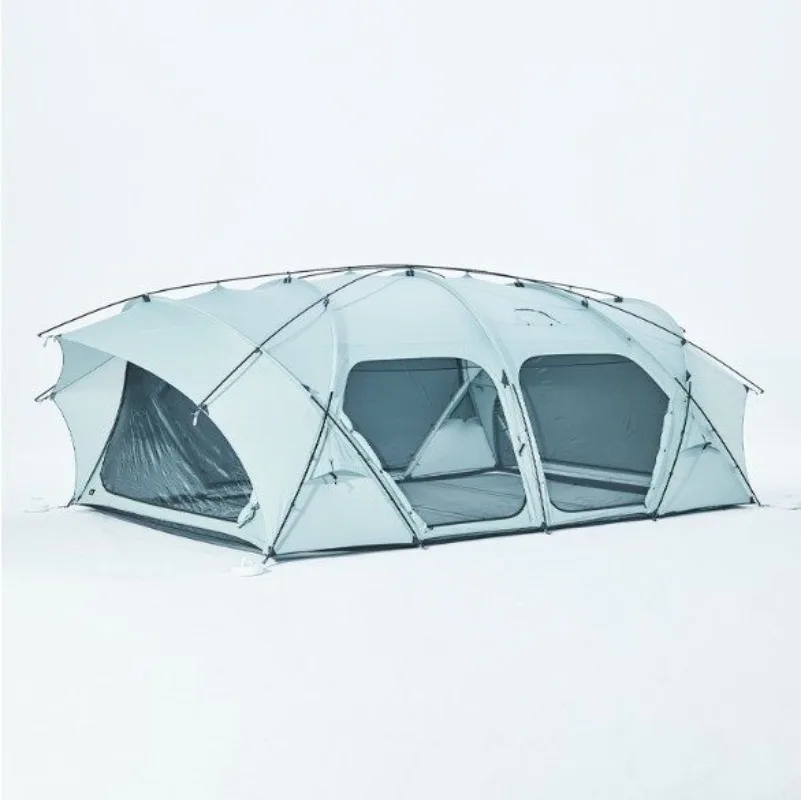 Blue Tunnel Tent Outdoor Camping Camp Tent