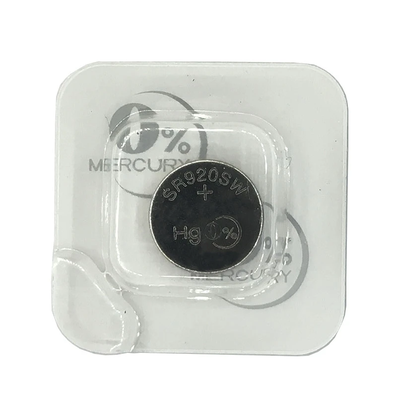 Batterie de montre à oxyde d'argent, SR920SW, 920, 371, 1.55V, 5 pièces, uno