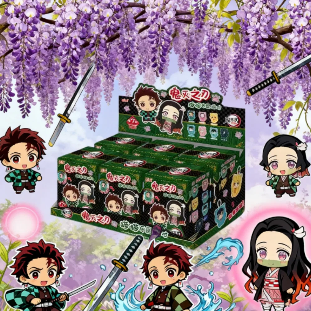 

Новая оригинальная EAKI Demon Slayer Tomioka Giyuu Tanjirou, плюшевая серия с кошачьими ушками, тайна кукла, экшн-фигурка, Рождественский подарок