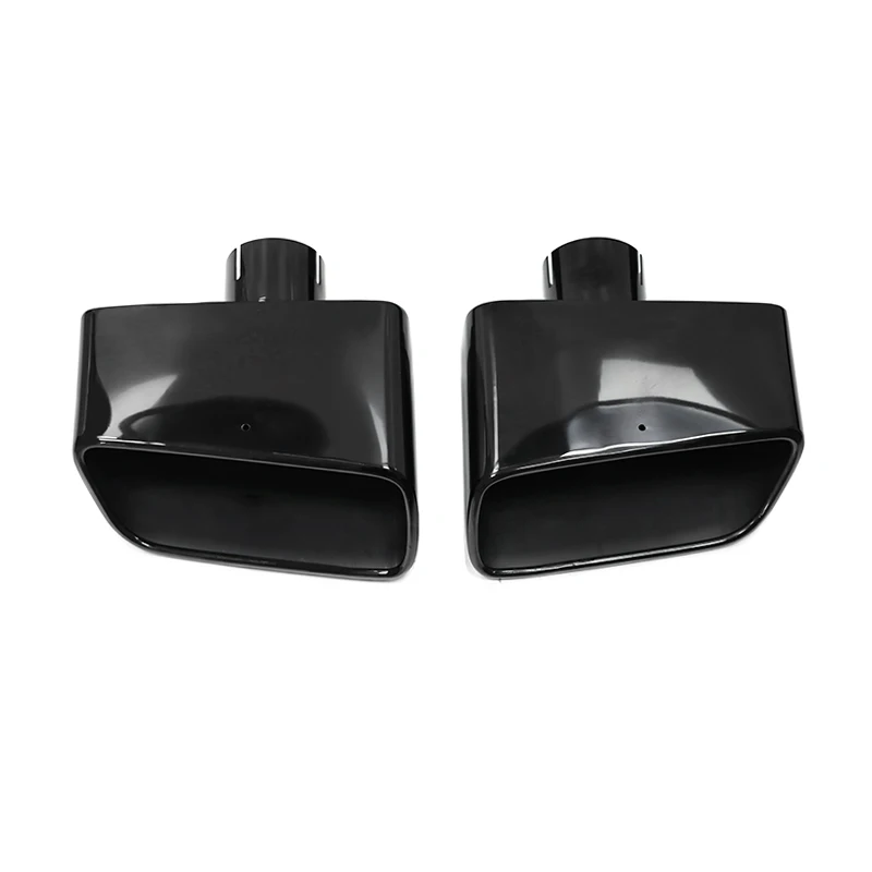 1 Pair Big Size 160MM 210MM Width Exhaust Tip Muffler Tip Stainless Steel Square Pipe Car Exhaust Tailpipe Nozzle