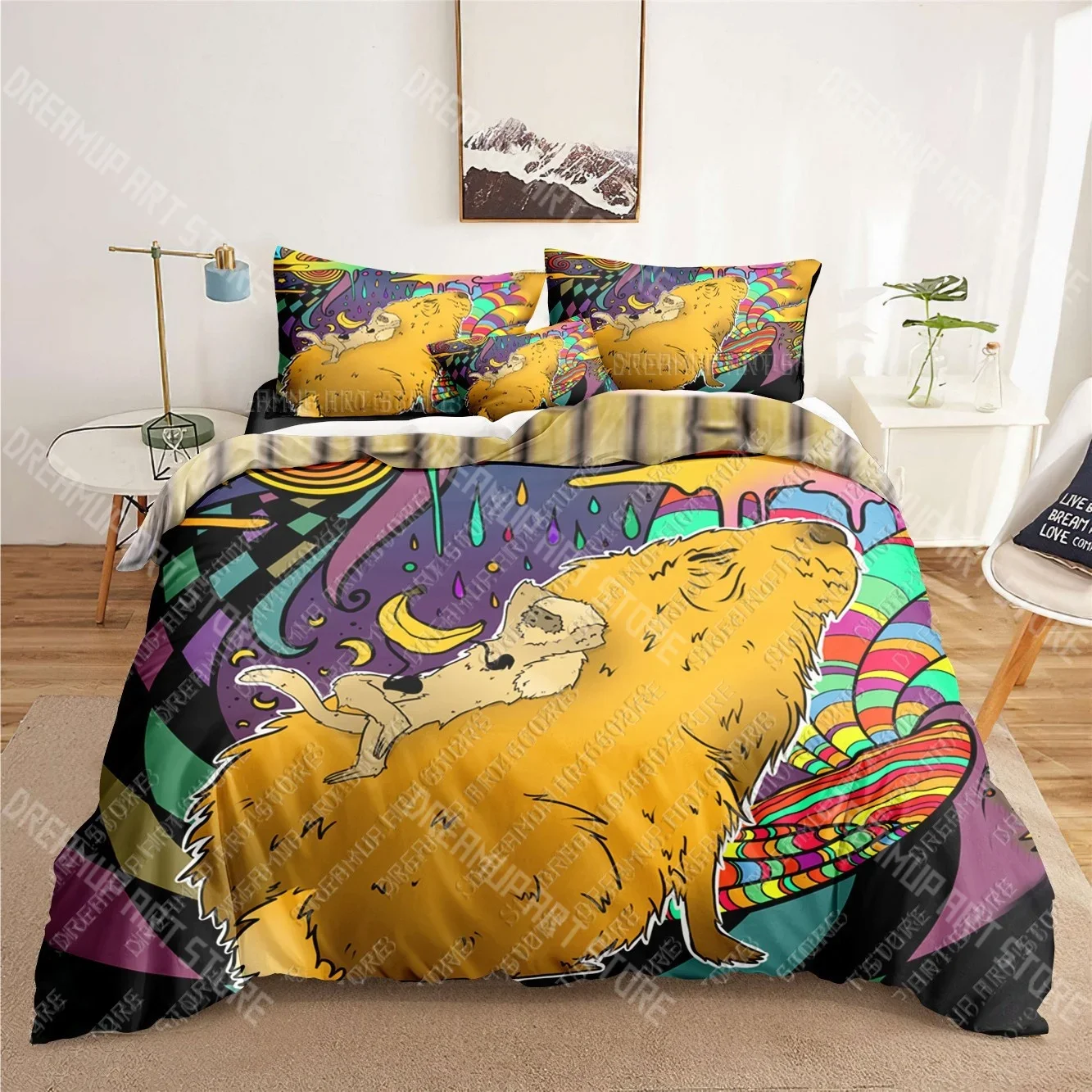 2026 Capybara 3D Bedding Sets Print Duvet Cover Adults_ Children Bed Comforter Birthday Gift Dropshipping