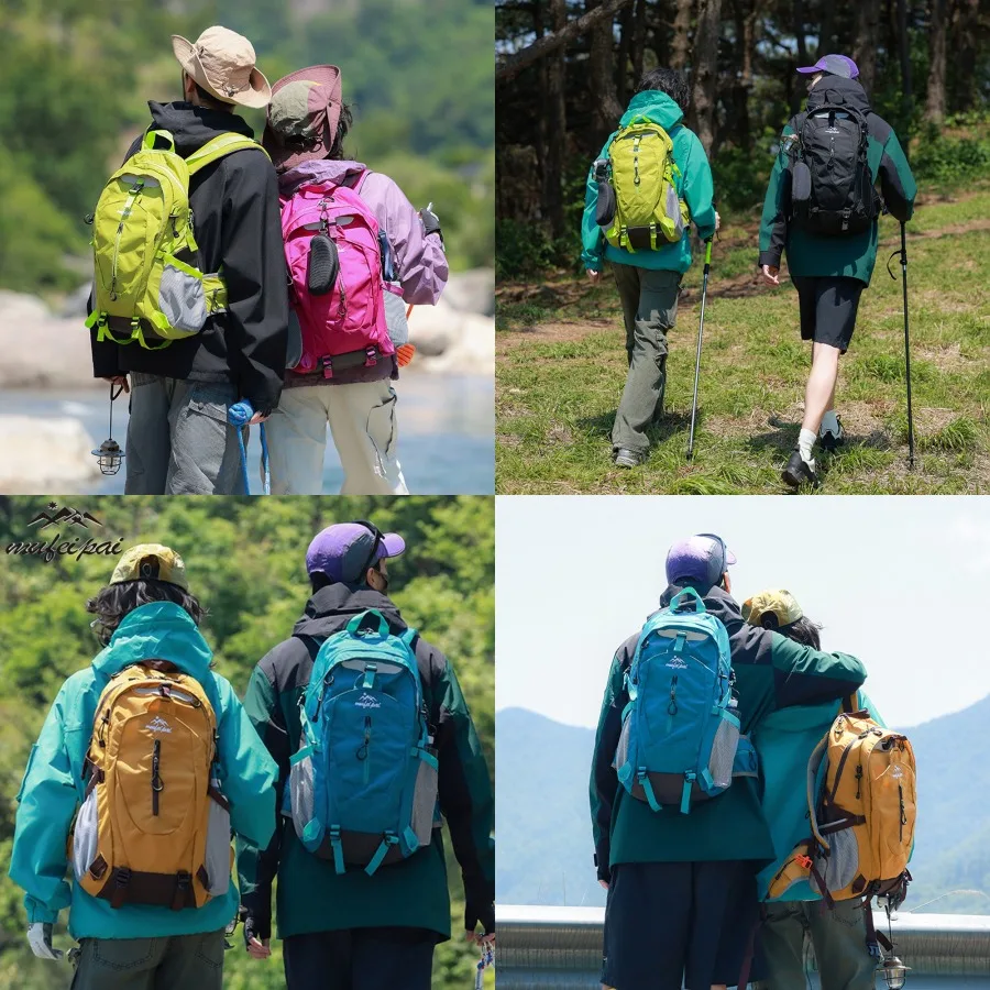 

【Новый стиль】- альпинистский рюкзак большой вместимости, профессиональный рюкзак для горного туризма для мужчин и женщин, легкий, водонепроницаемый.