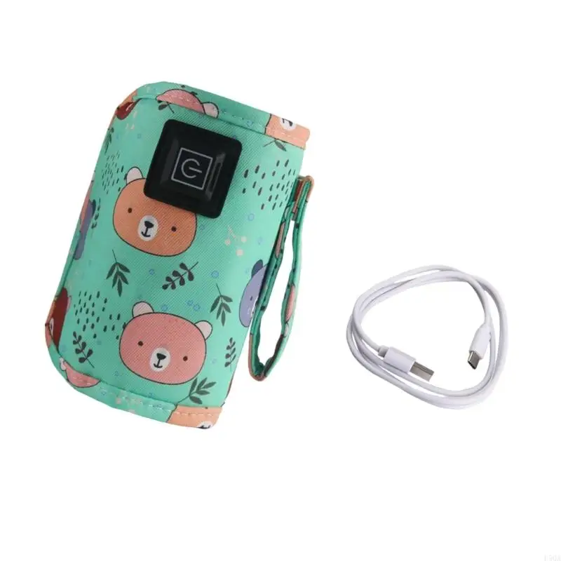 D5QA 3 درجة حرارة USB مدفوعة للرضع، حافظة تدفئة قابلة للنقل للسفر #2