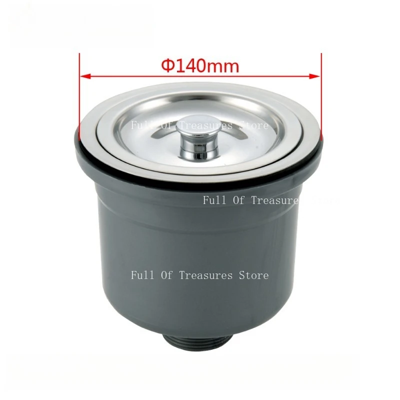 

Кухонная раковина из нержавеющей стали 140 мм, раковина для овощей, утолщенная корзина, аксессуары, капельное устройство XL213