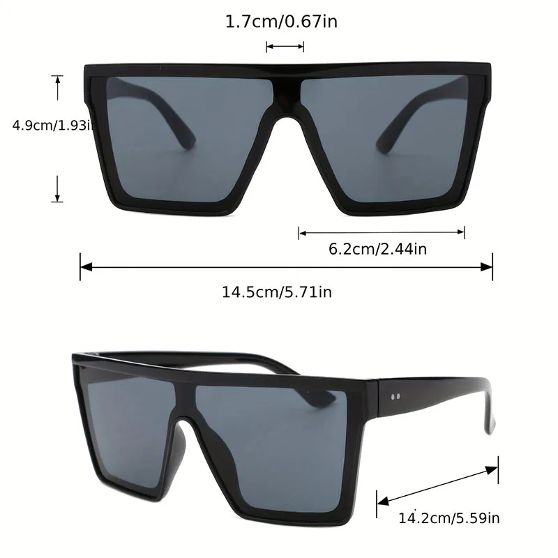 2-4PCS Übergroßen rahmen einteiliges Goggle Männer Frau Sonnenbrille Innen Zubehör Schutz Gears Anti Glare auto Fahren Gläser – Detail 1
