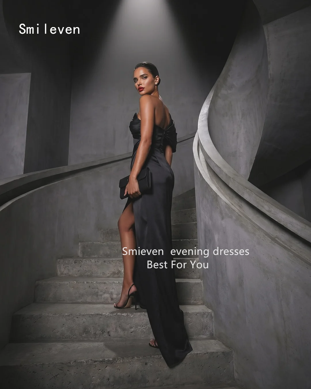 

Smileven Luxury Mermaid Evening Dress Sweetheart Side Silt Formal Prom Dresses Sexy One Shoulder Party Gowns Customized 2026