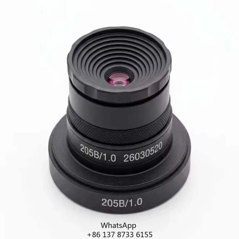 HGL205B 5mm F1.0 LWIR Thermal Imaging Camera Lens M34 Mount 8-12um Infrared Lens For MV-GF120 Thermal Imager