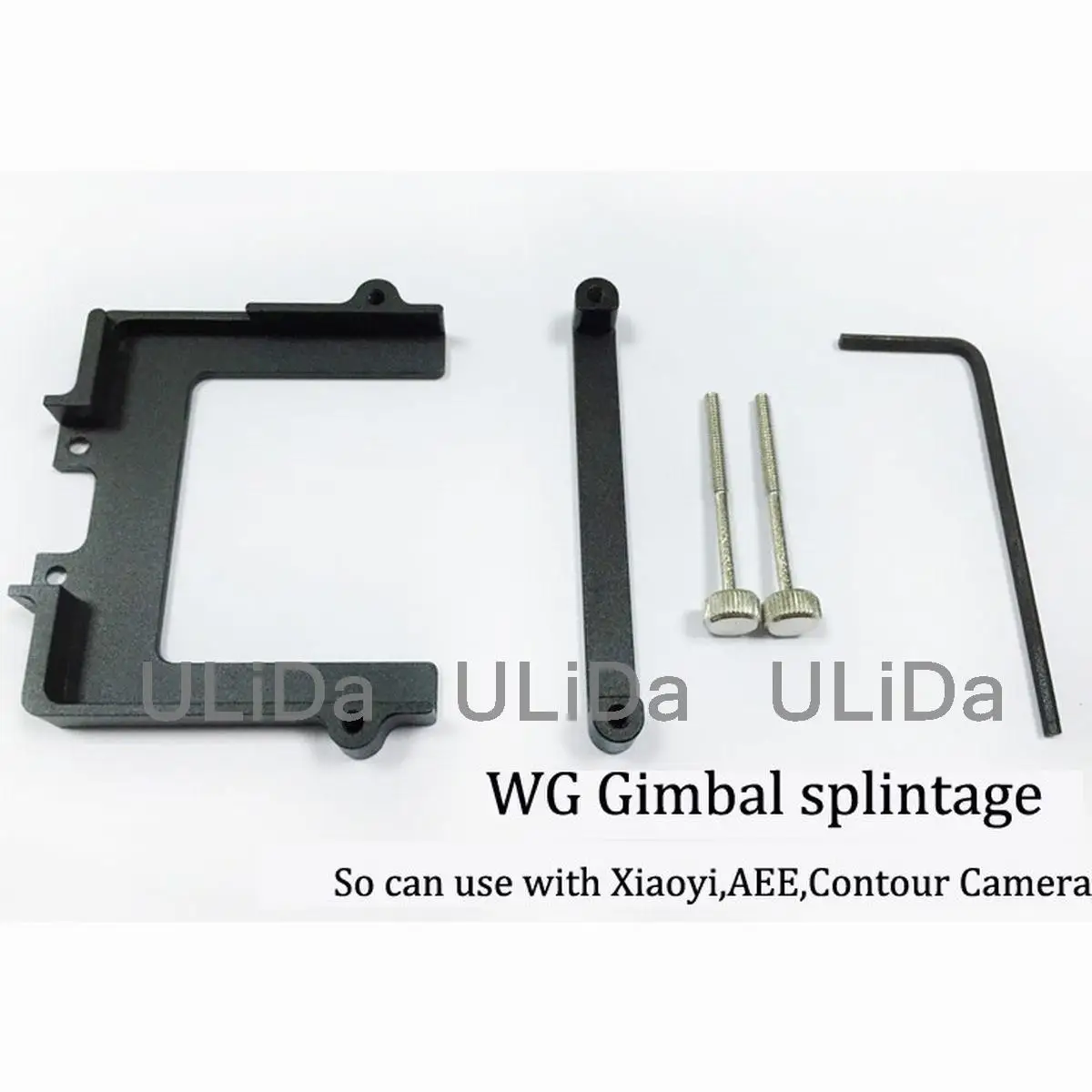 For Feiyu WG Wearable Gimbal Replace Hanging Board Plate Adapter Mount FeiyuTech Splintage for Xiaomi Yi SJ AEE Sports Camera