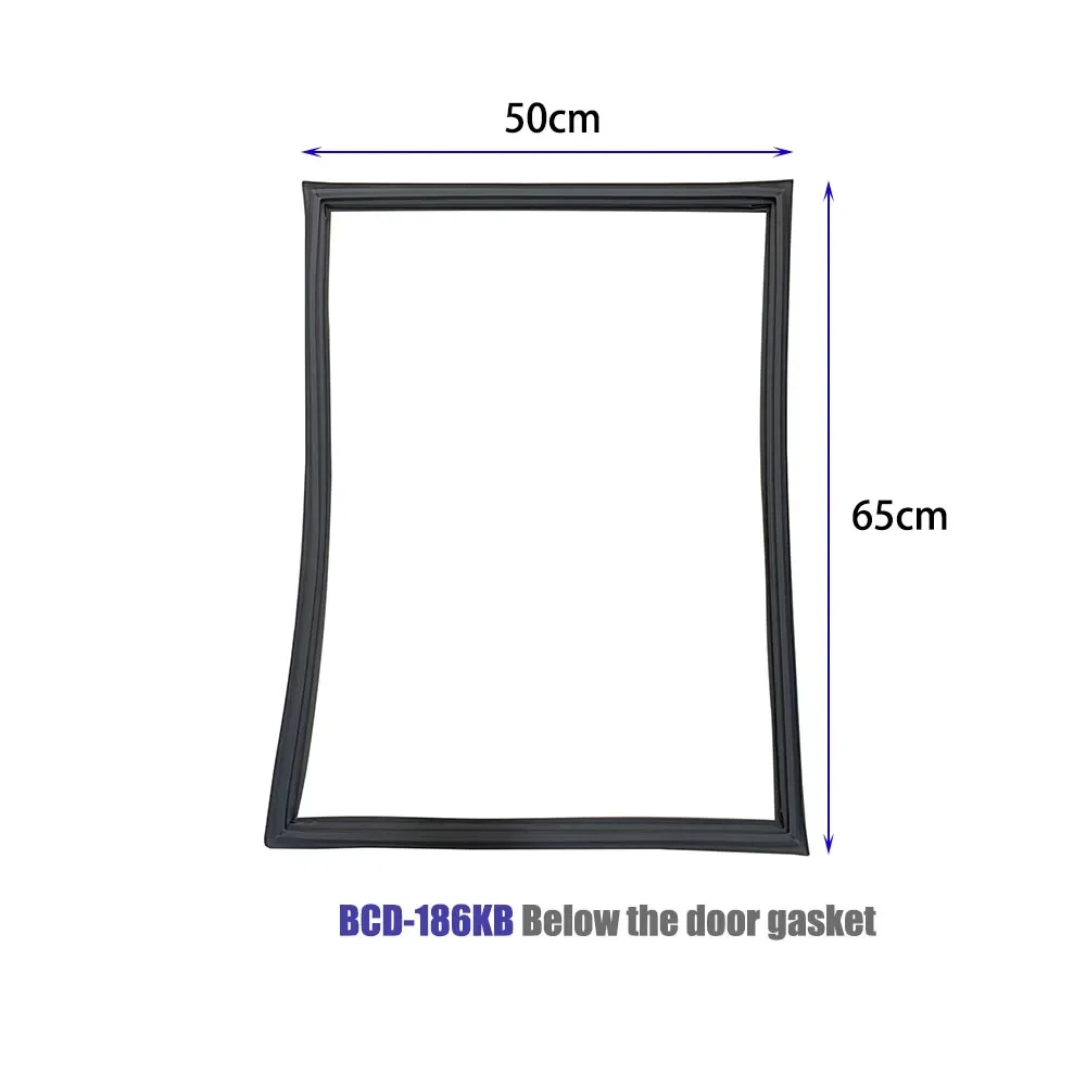 Listwa uszczelniająca drzwi lodówki do magnesu Haier BCD-186KB Uszczelka gumowa PVC Części drzwi lodówki 50×72cm 50×65cm