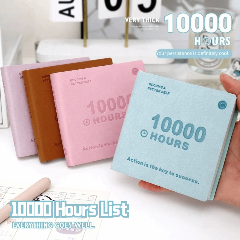 Time Management 10000 Hours Planner Portable Learning Schedule Daily Planner Note-Taking Planner Agenda Book