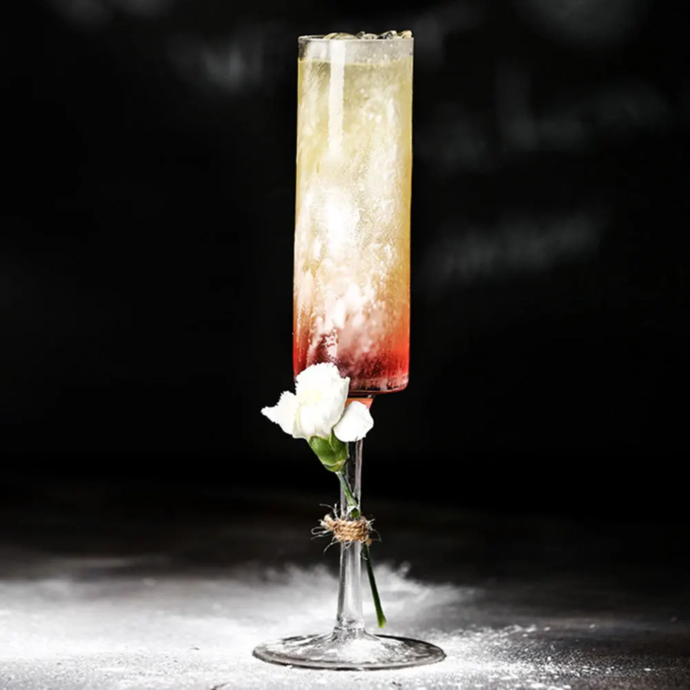 

4Pcs Clear Goblets 165Ml Transparent Wine Goblets for Red Wine Cocktail Juice Drinks Party Goblet Bar Cup Set