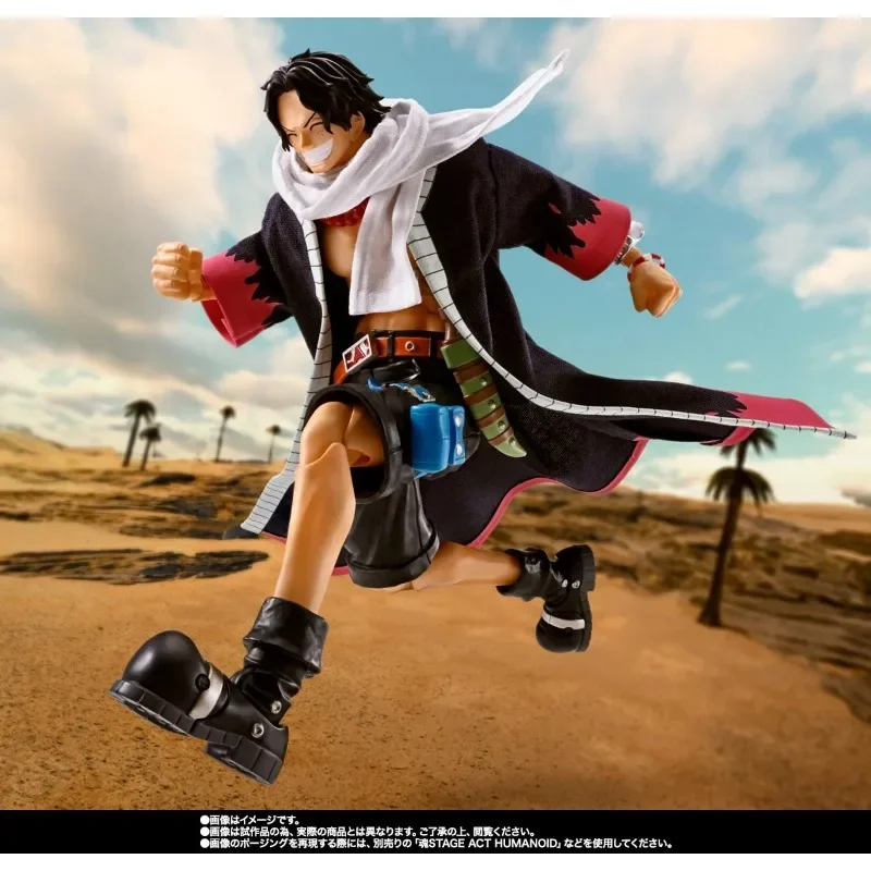 在庫オリジナルバンダイ S.H.Figuarts ポートガス D エース火拳ワンピース PVC アニメ ActionFigure モデルおもちゃギフトコレクション