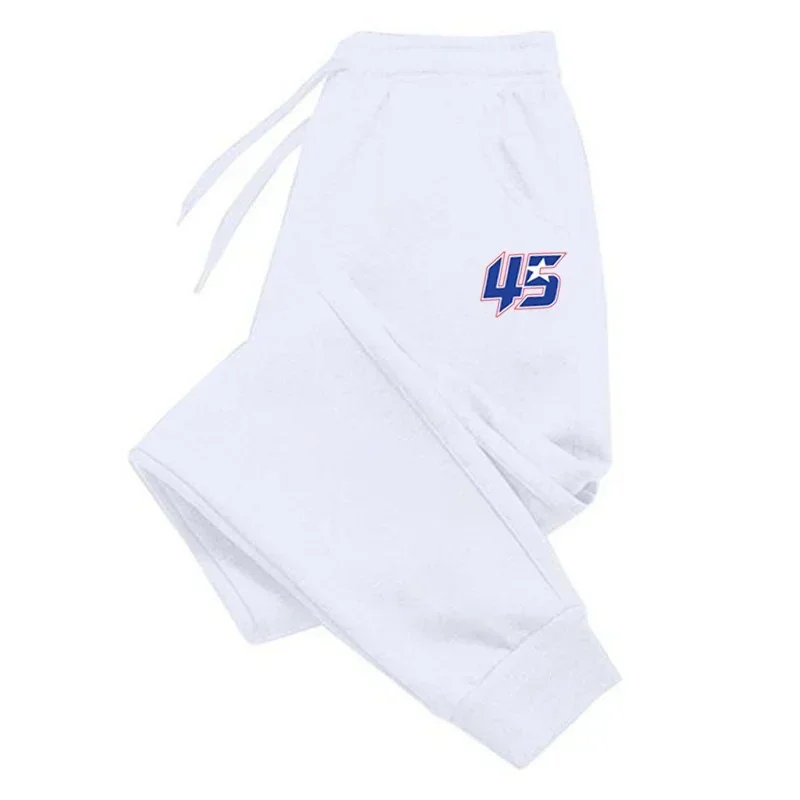 45 with Star Printing Sweatpants Teens Casual Sport Trousers High Quality Street Elastic Waist Casual Jogging Pants