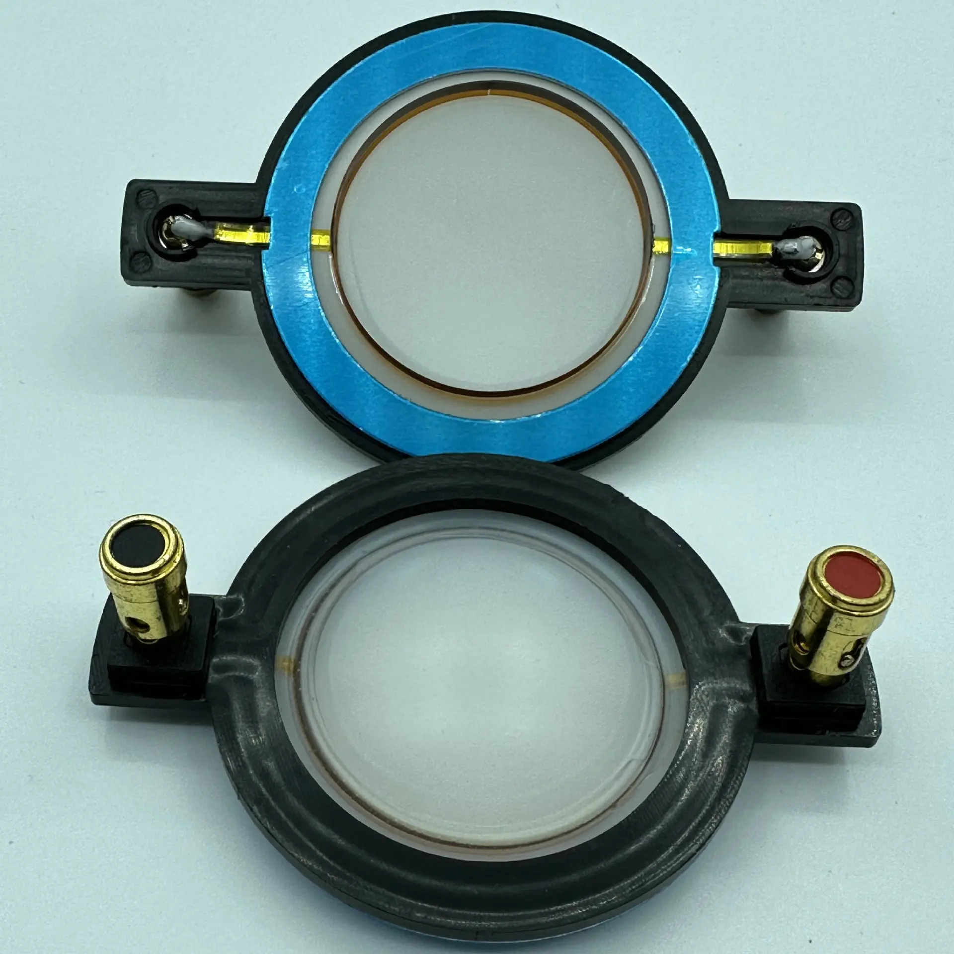 34/44 / 51 / 72 / 75 / 99 Core Round Wire Milky White Horn High-Pitched Bracket Diaphragm Audio Accessories
