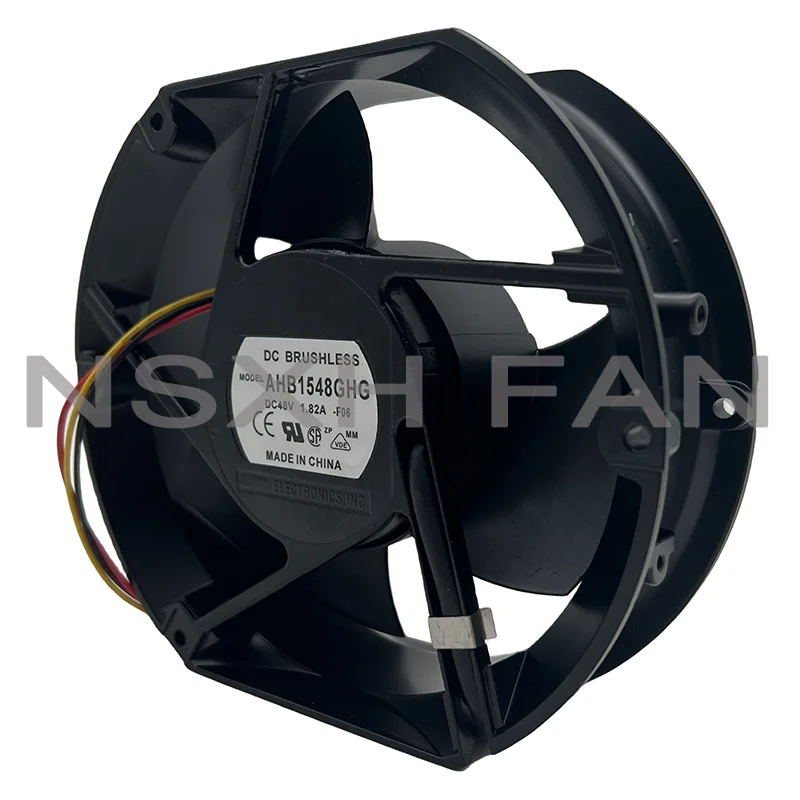 Imagem -03 - Ventilador de Refrigeração 17251 17cm x 15cm Ahb1548g1 48v 1.82a Pinos