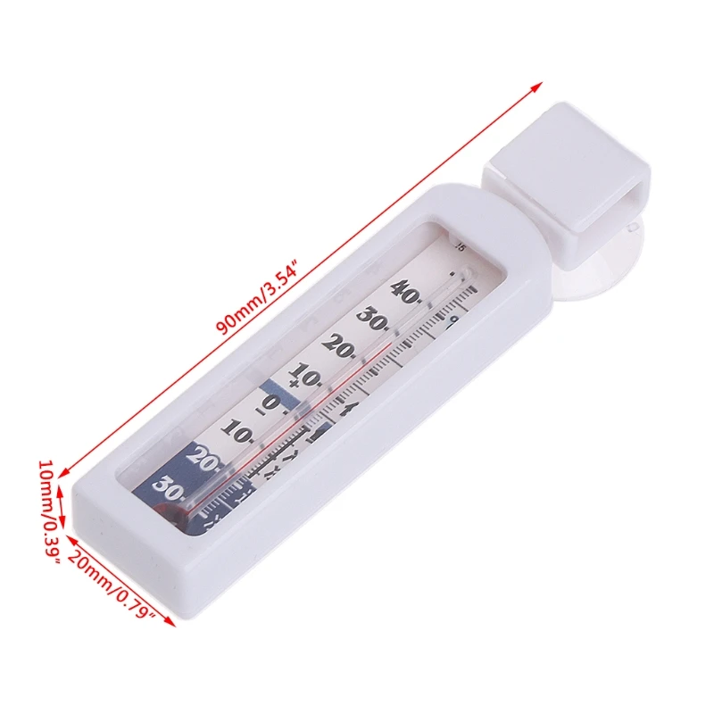 Y1UD Self-adhesive Fridge Thermometer Freezer Monitoring Refrigerator Line Thermometer Measuring Range -30℃-40℃ Durable
