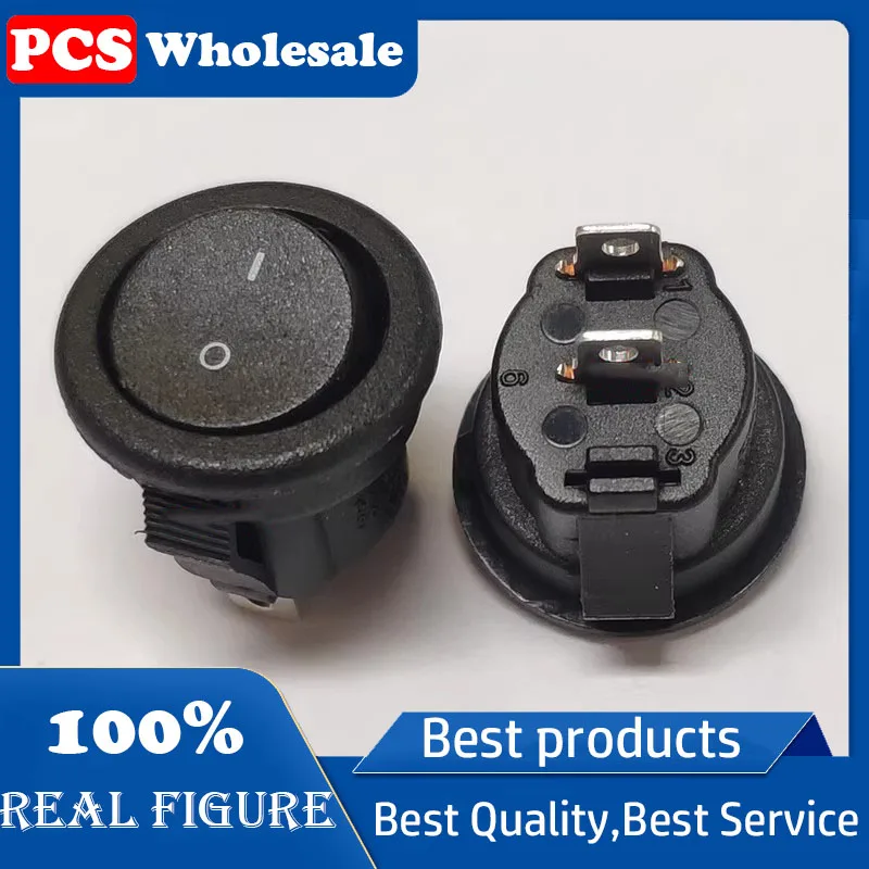 Taiwan Round 16.5mm two-pin open 15MM UL certified ship type switch MR5-110-R5N-BBW 2 pin 2 speed 3A250V T100/55