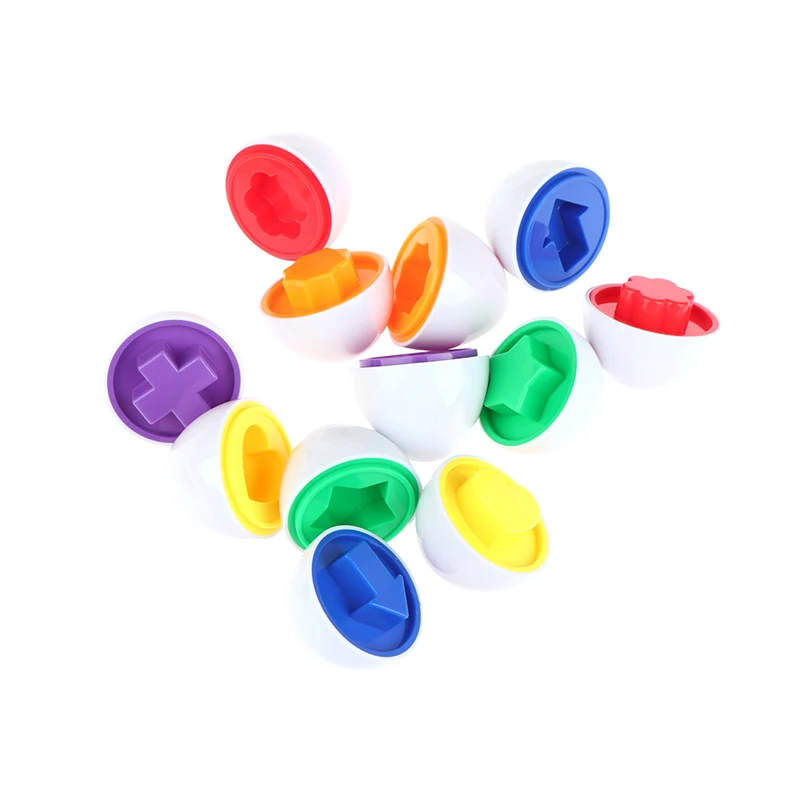 1Pc Eier Form Montessori Passenden Farbe Pädagogisches Spielzeug für Baby und Kleinkinder Anerkennung Sortierer Puzzle Lernen Spielzeug Geschenk