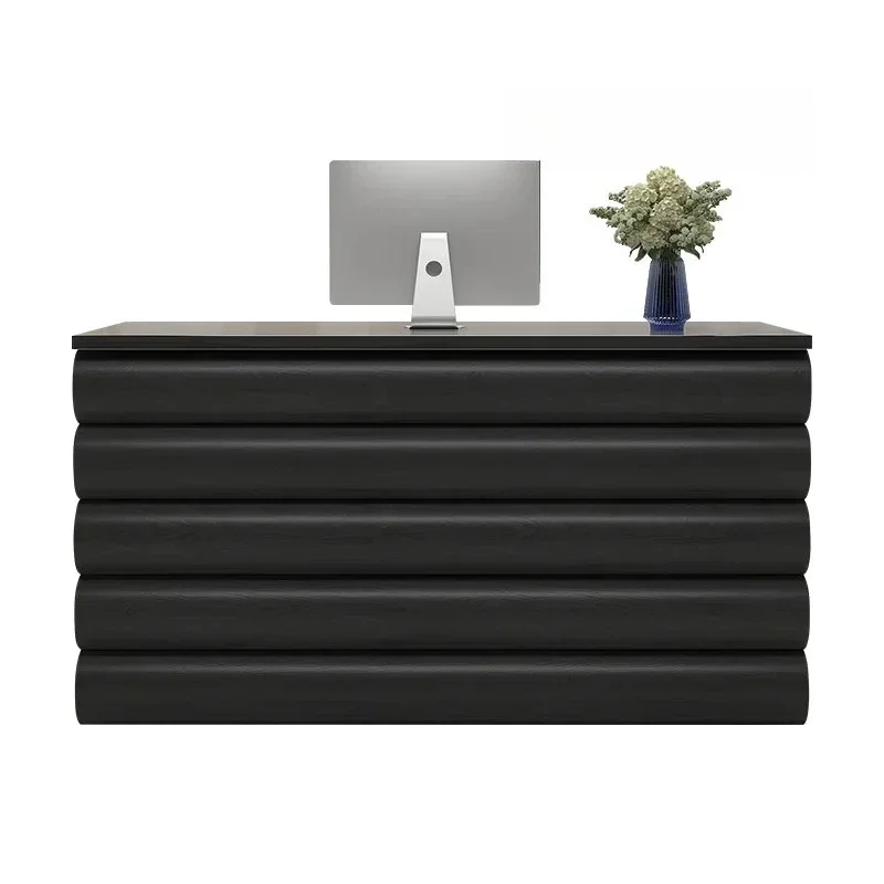 X40 Checkout Page Bar Reception Desk Company Front Desk Clothing Store Cashier Table Shop Small Stainless Steel