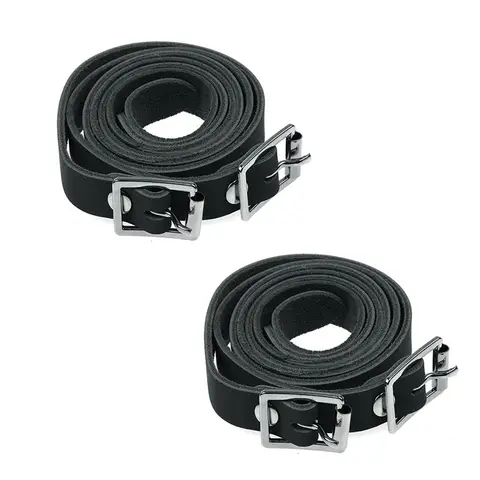 1 Pair Spur Straps for Boots English Spur Straps Men British Style Boot Straps with Metal Buckle for Horse Riding