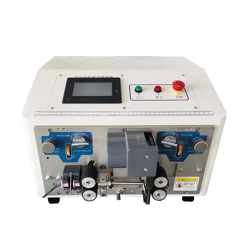 

Sinrad SR-FY905 Touch Screen Multi-core Cable Cutting and Stripping Machine AC220V 1-8mm Wire Diameter 0.01mm Stripping Accuracy
