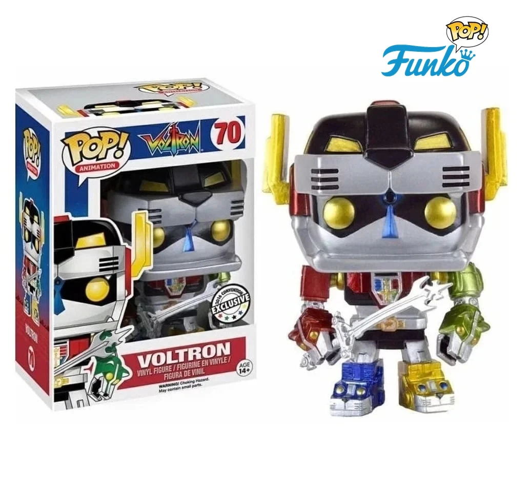 Funko Pop Action NEW Arrival Defender of the Universe Animation VOLTRON #70 Figure Vinyl Figure Collectible Model Toy with Box