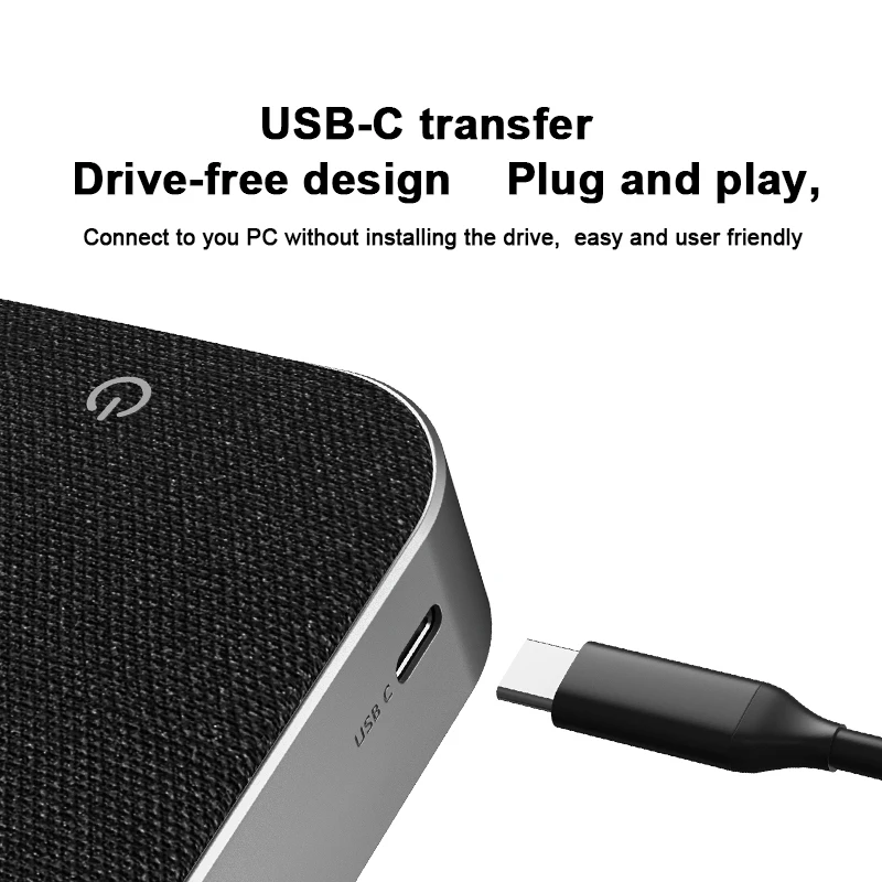 eppfun Bluetooth Speakerphone with Mic, 360° Voice Coverage Conference Microphone for Home Office, Smart Voice Enhance - Image 6