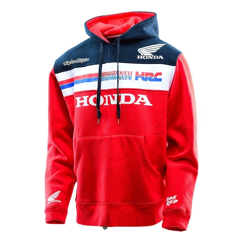2026 Honda rétro confortable automne e invierno nova moda impresa hombres y mujeres mismo deporte y lazer jersey ciclismo haut
