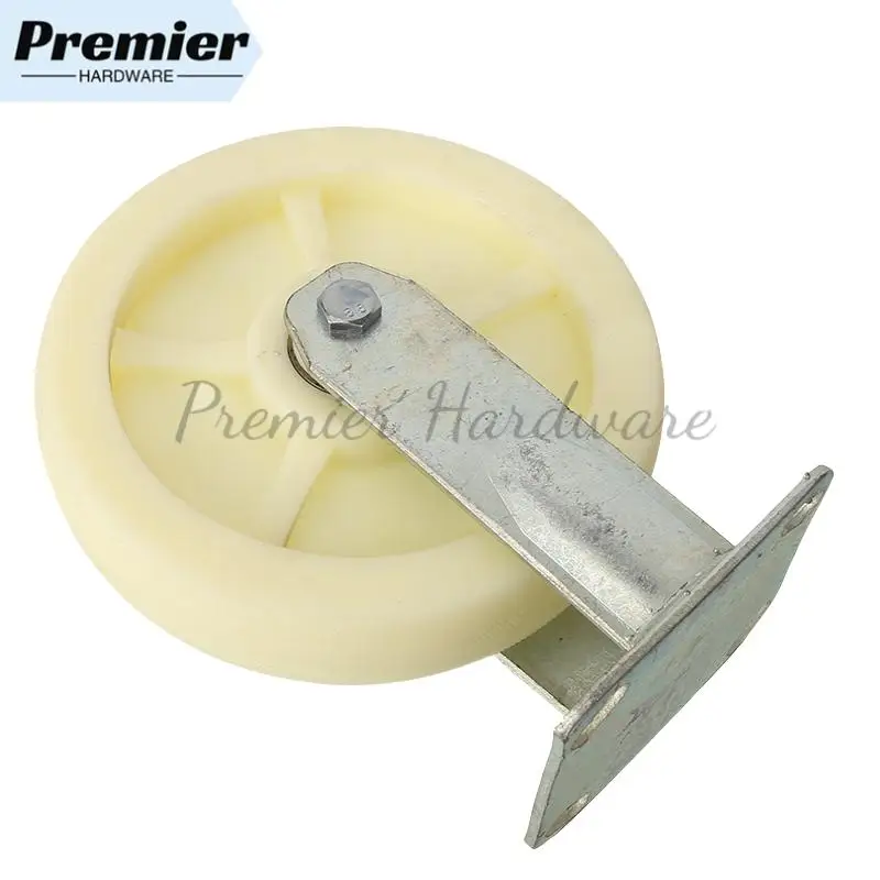 

8-Inch Nylon Fixed Wheel - Stable Orientation Suitable for Kitchen No Deviation Garage & Living Room Multi-Scene Use