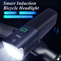 CYCLAMI Light Smart Headlights USB Rechargeable Road Mountain Bike Smart Headlights 1000 lumens Long Life Time