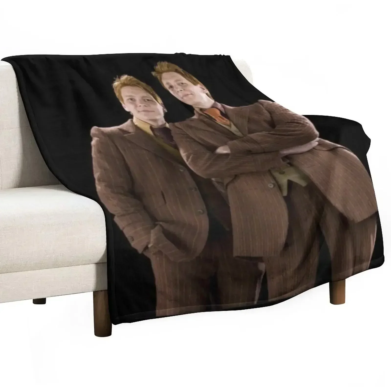 

Fred and George Weasley Throw Blanket Plush Fuzzy Cozy Blanket for Couch Sofa