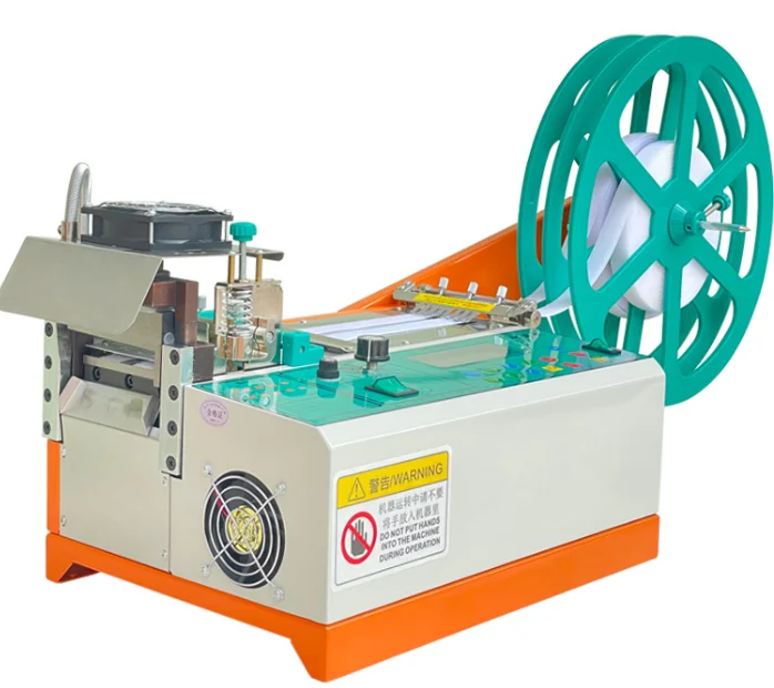 

Electrically Automatic Hot Cold Knife Nylon Webbing Ribbon Fabric Cutter Microcomputer Control Elastic Rubber Band Tape Cutting