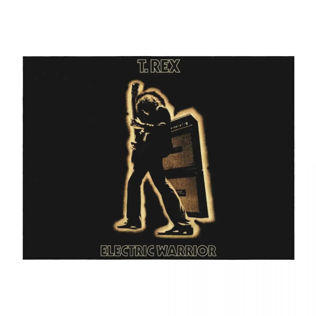 

T.REX - ELECTRIC WARRIOR Throw Blanket for winter Plaid on the sofa Cute Bed Fashionable Blankets