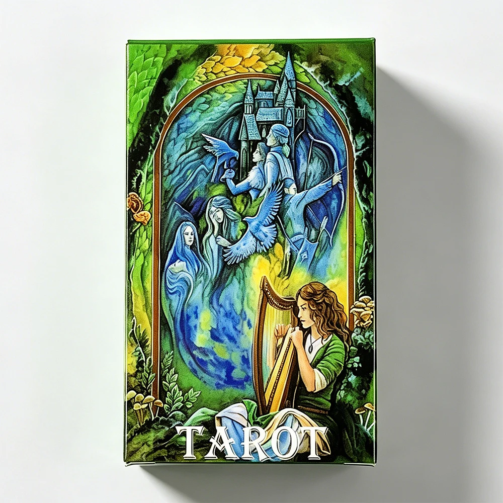 

New Fantastic Myths And Legends Tarot Cards English Visions Divination Edition Deck Borad Games, Family Gathering Leisure Game