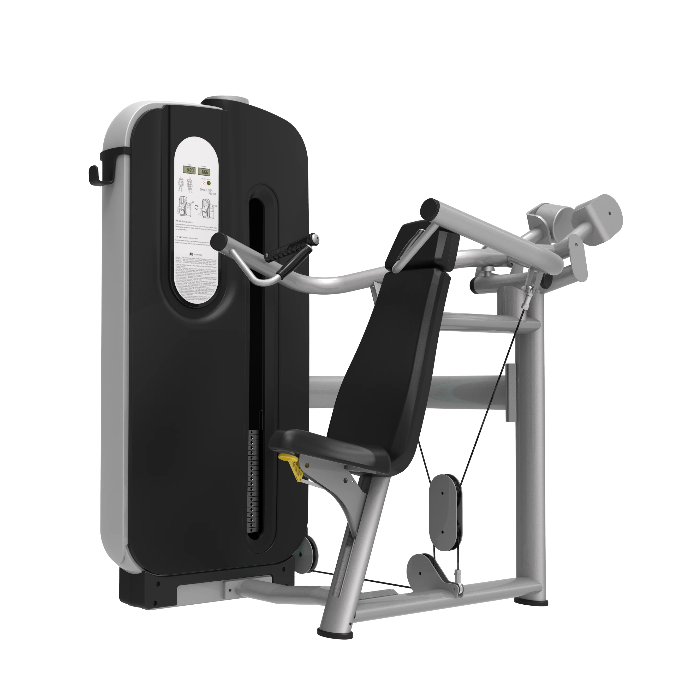 

Land Fitness high quality gym equipment strength training pin loaded machine shoulder press for bodybuilding