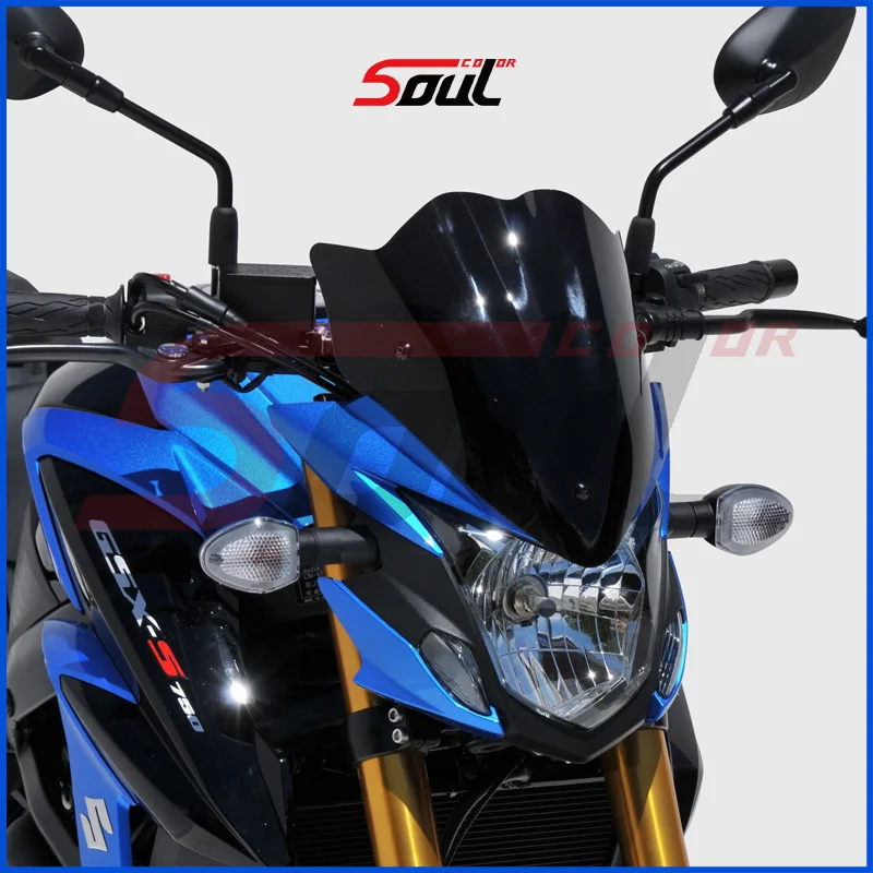 Sport moto Parabrezza Parabrezza Visiera Si Adatta Per Suzuki GSXS 750 2017 2021 GSXS750 2019 GSX-S750 17-21 18 19 20