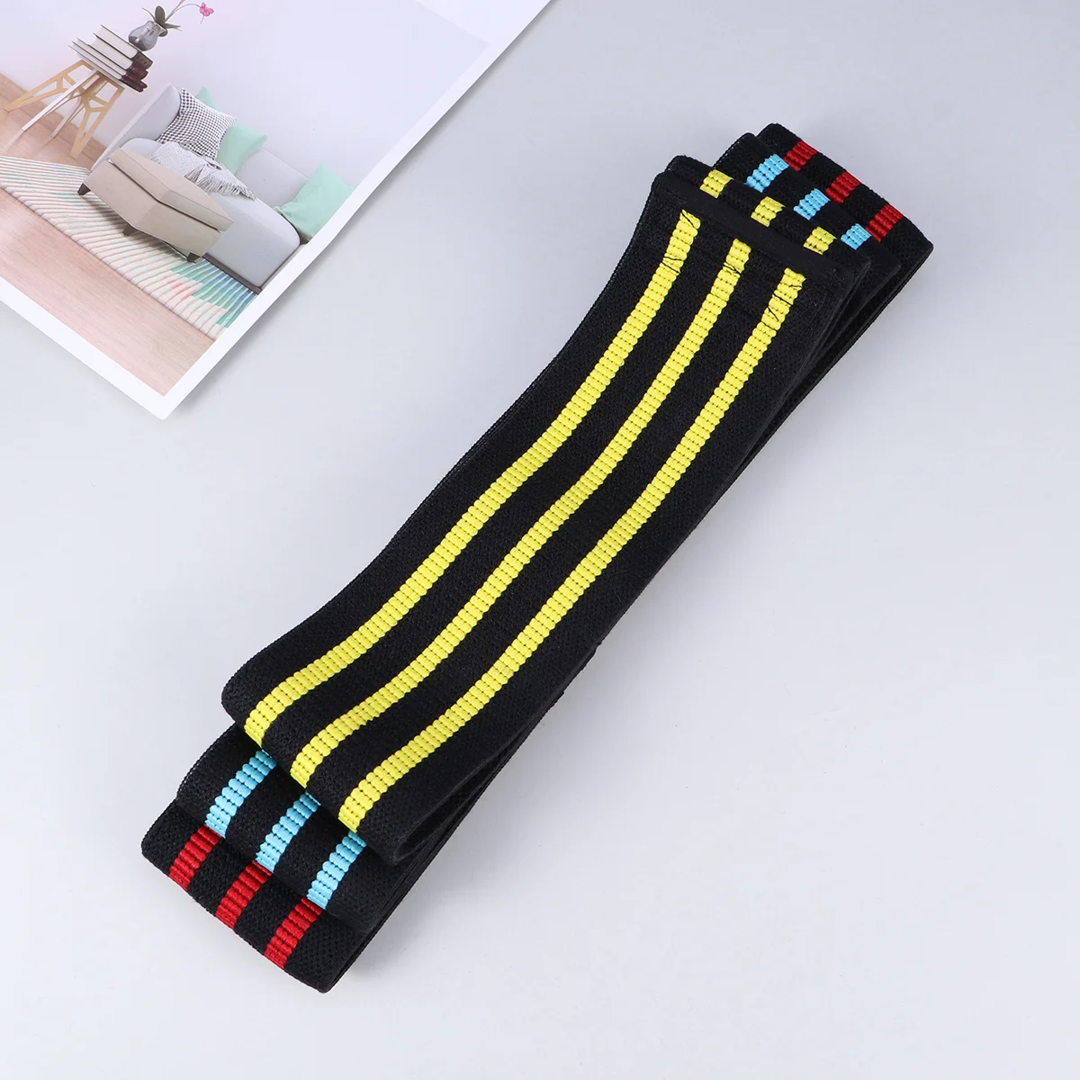 

3pcs Hip Elastic Band Anti-broken Band for Exercise Workout Gym ( S M L Each, Random Color) Tension Band