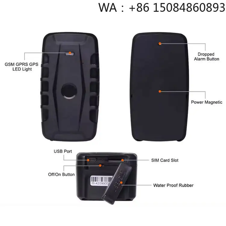 2G GPS Tracker Wireless 6000mAh Battery Magnet Mounted Vehicle Assets Tracking Fleet Management Locator