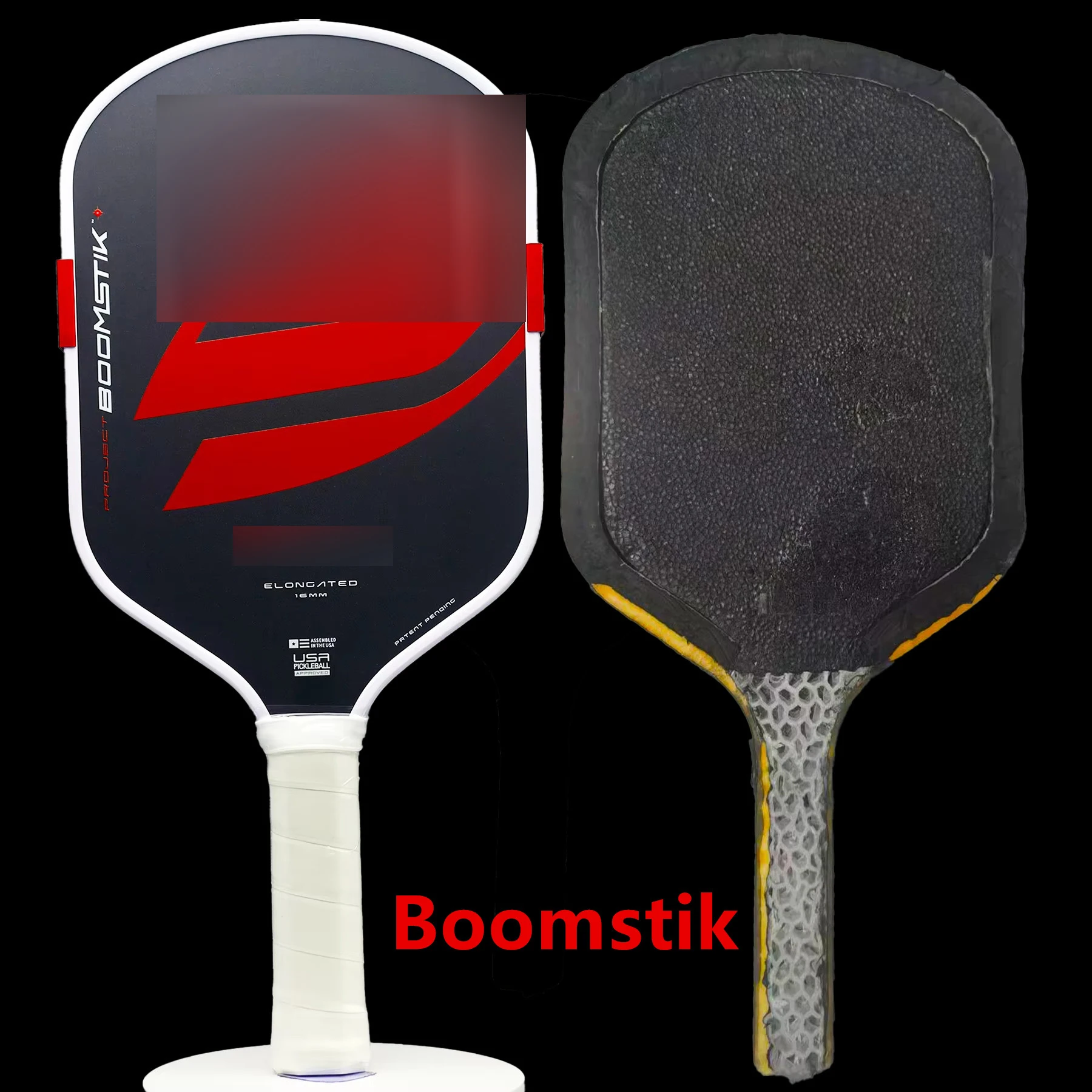 

Boomstik Premium Pickleball Paddle Carbon Fiber Face EPP Core EVA Power Surround Foam Максимальная мощность управления для всех уровней