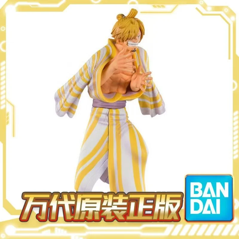 

BANDAI Original Figuarts ZERO Wano Country Sanji One Piece Anime Action PVC Figure Complete Model (Sangoro)