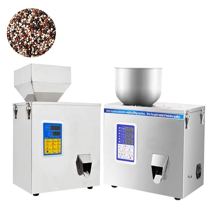 1-200g Small fully Automatic Weighing Filling Machine for Powder Granule particle low price