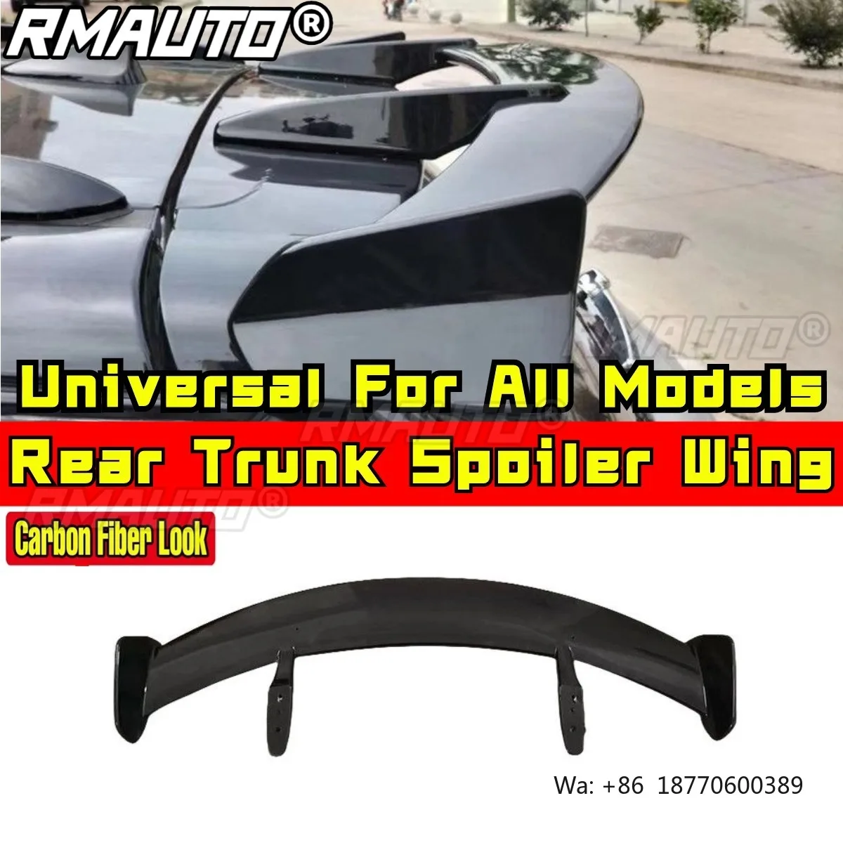 Universal Rear Trunk Spoiler Car Tail Wing Rear Wing Spoiler SUV Hatchback Car Refitting Tool Body Kit Car Accessories