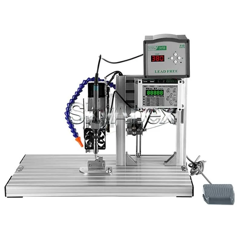 Semi Automatic Soldering Machine Aviation Plug Switch Light Bar Transistor Circuit Board LED Bead Foot Operated